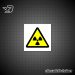 WW-6 Beware of Ionising Radiation Sign